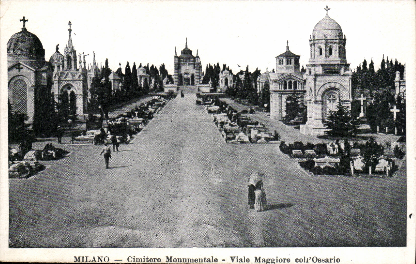 Italie Italia Milano CPA Cimitero Monumentale Viale Maggiore coli Ossario