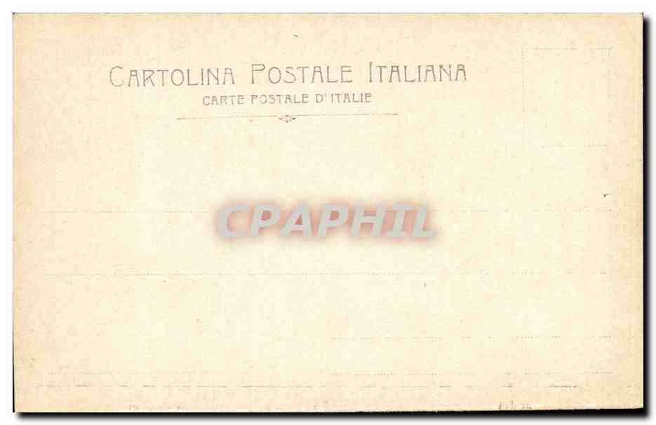 Italie Italia Milano CPA Cimitero Monumentale Viale Maggiore coli Ossario — Rückseite