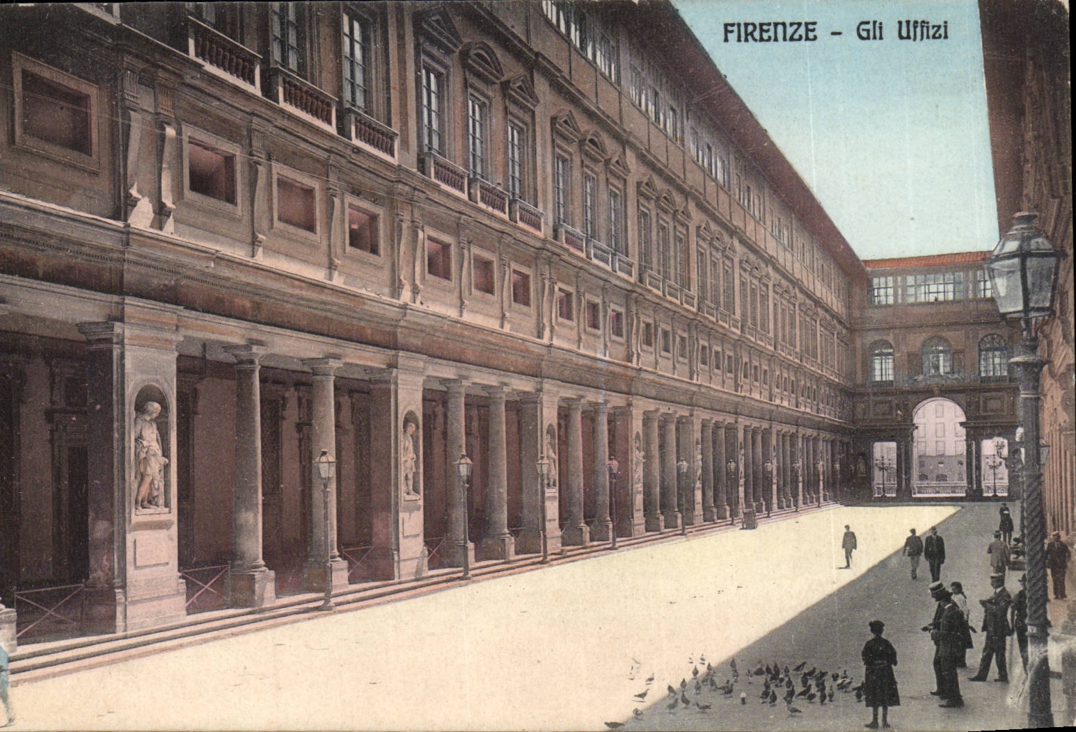 Italie Italia Firenze CPA Gli Uffizi