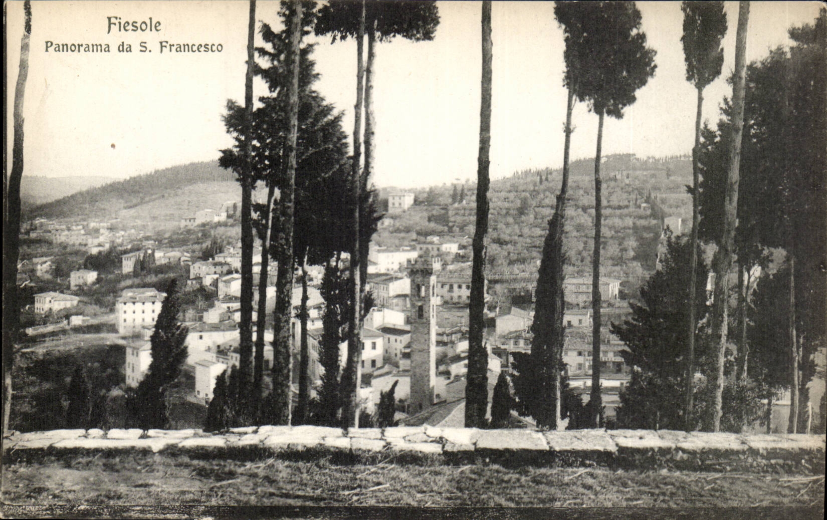 Italie Italia Fiesole CPA Panorama da S Francesco