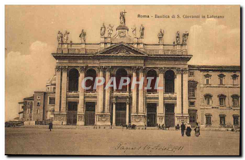 Italie Italia Roma CPA Basilica di S Giovanni in Laterano