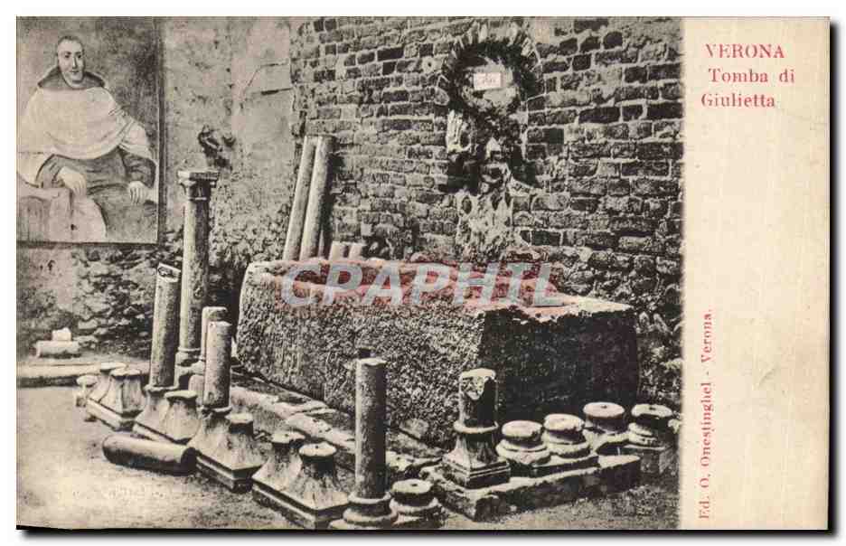 Italie Italia VErona CPA Tomba di Giuletta