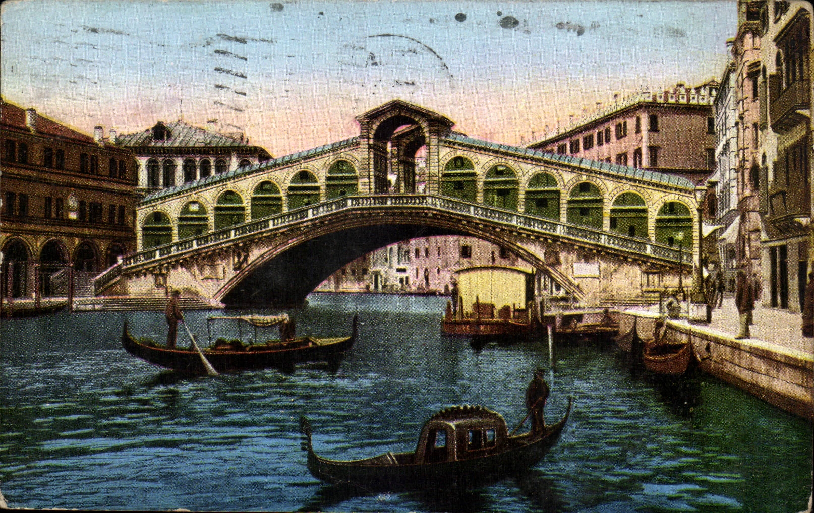 Italie Italia VEnezia CPA Ponte di Rialto