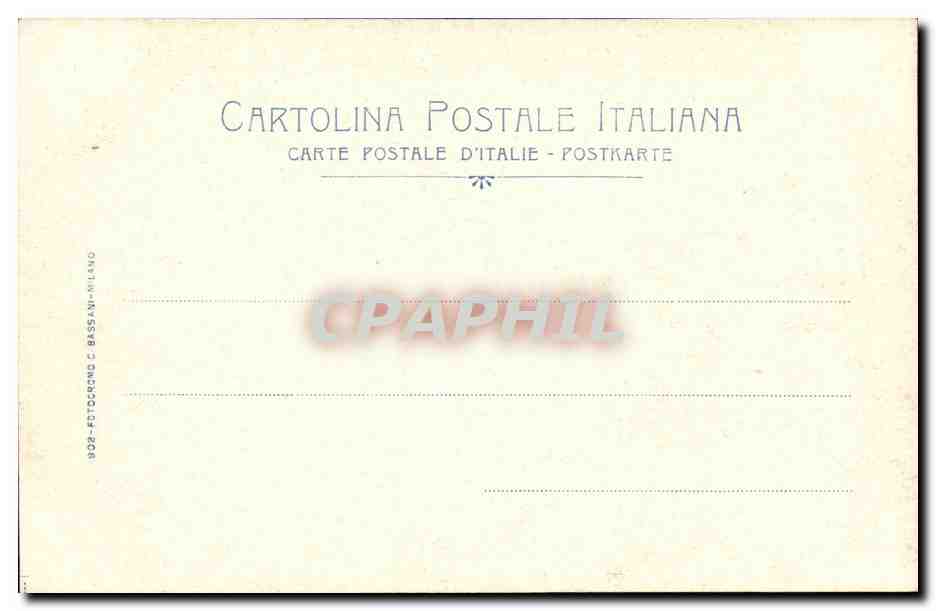 Italy - Italie - Lago Maggiore -Verbano - Lake -Iso Bela -bateau - CPA  — Rückseite