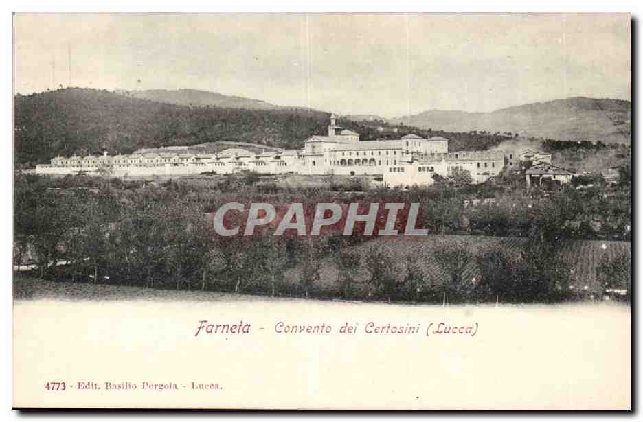 Italy - Italie - Lucca - Tuscany - Tuscana- Farnela - Convento del Cerlosini - CPA 