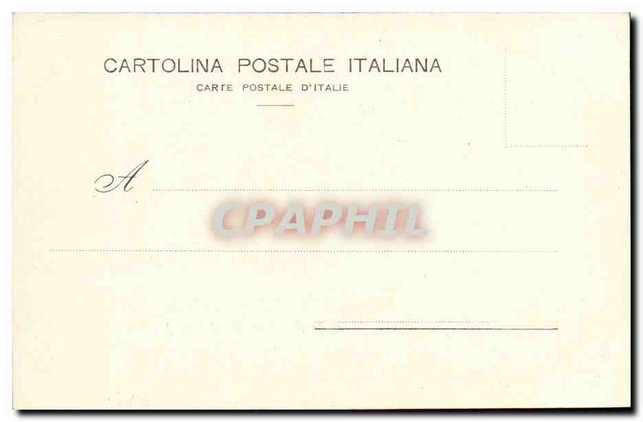 Italy - Italie - Lucca - Tuscany - Tuscana- Farnela - Convento del Cerlosini - CPA  — Rückseite