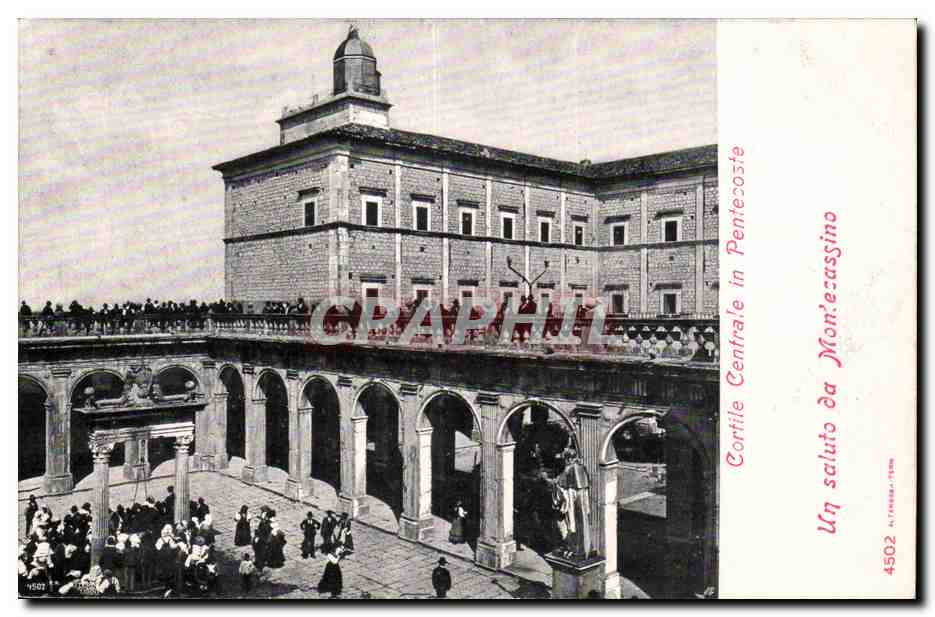 Italy - Italie - Roma - Rome - Lazio - Saluto de Montecassino - CPA 