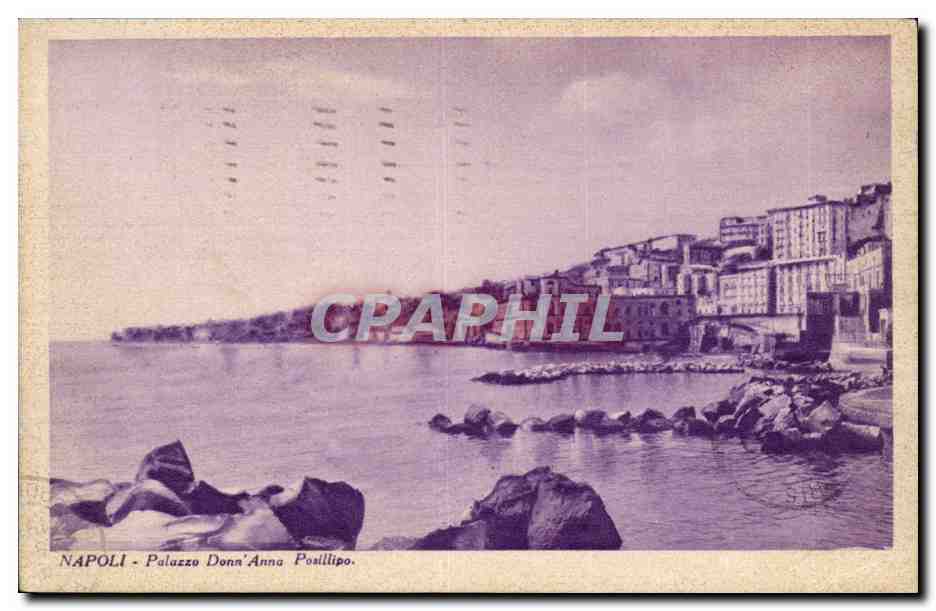 Italy - Italie - Napoli - Naples - Palazzo Donn'Anna Posillipo - Porta Palazzo - CPA 