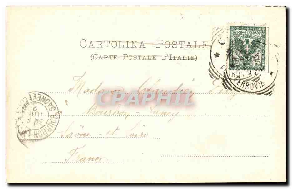 Italy - Italie - Genova - Genoa - Ponte Federico Guglielmo - CPA  — Rückseite