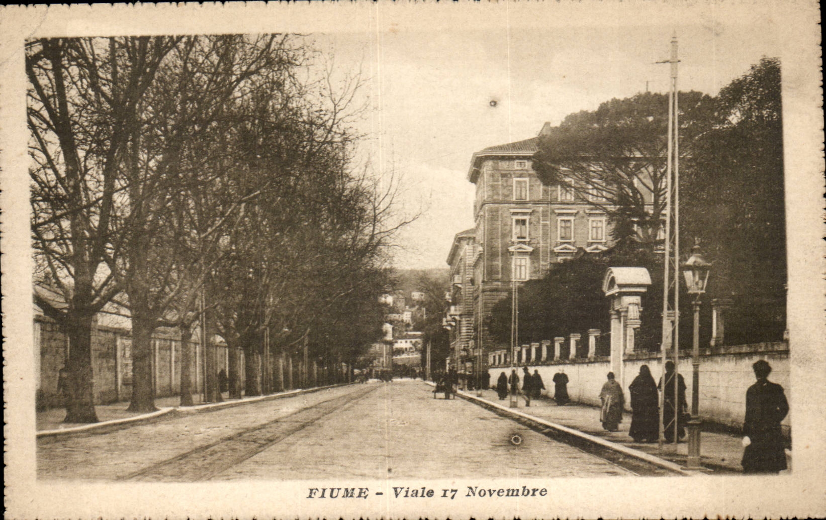 Italy - Italie - - Fiume - River - Viale 17 Novembre -CPA 