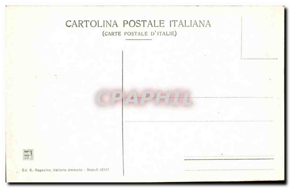 Italy - Italie - Napoli - Naples - Stazione Ferroviaria -cheval -carriage -CPA  — Verso