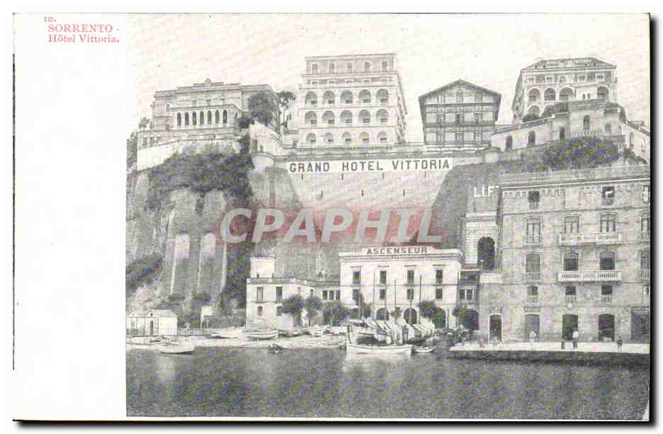 Italy - Italie - Sorrento - Hotel Vittoria -CPA 