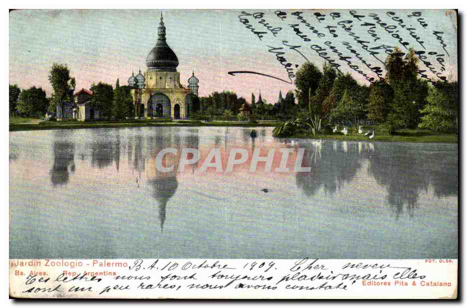 Italy - Italie - Jardin Zoologio - Palermo -CPA 