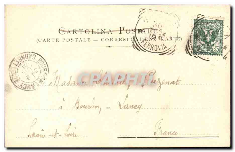 Italy - Italie - Genova - Genoa - Panorama da Villa Rosazza -CPA  — Rückseite