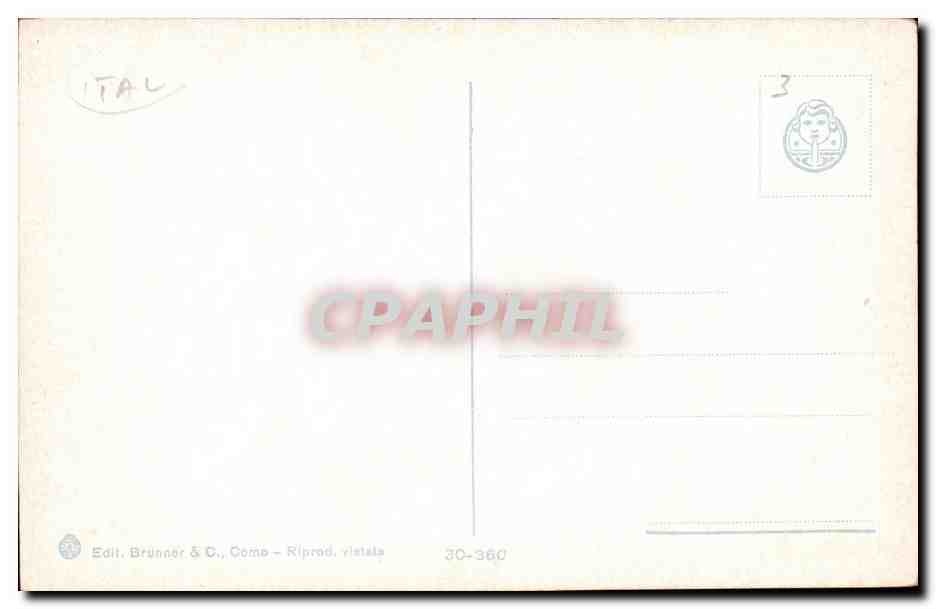 Italie - Italy - Genova - Genoa - Porto e punta de portefino - CPA  — Rückseite