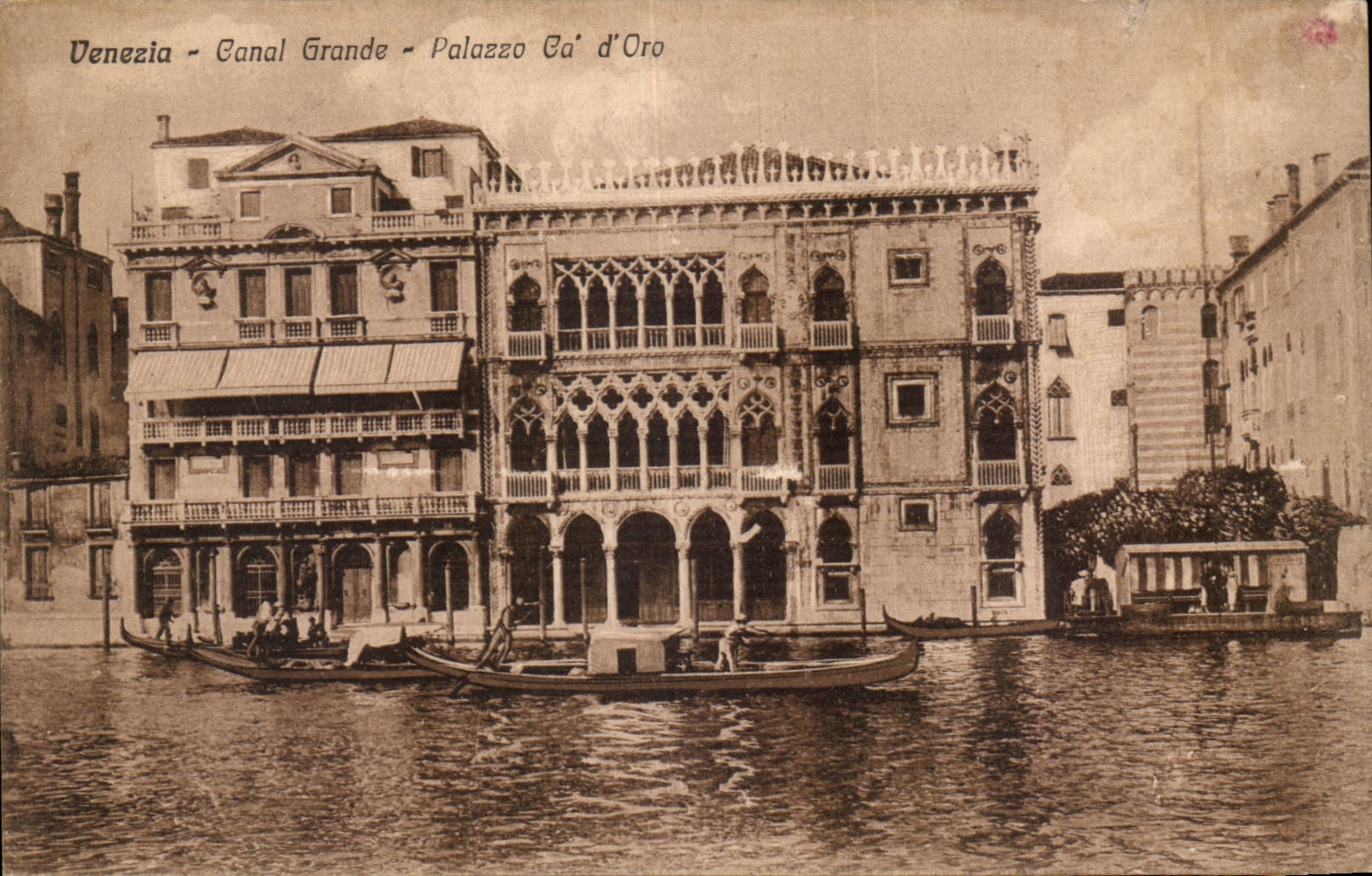 Italie - Italy - Venezia - Venice - Canal Grande - Palazzo d'Oro- CPA 