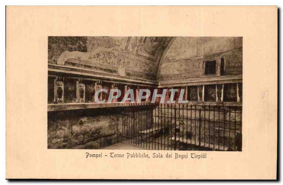 Italie - Italy - Naples - Napoli - Pompei - Termo Pubbliche Sala del Bagni Tiepidi - CPA 