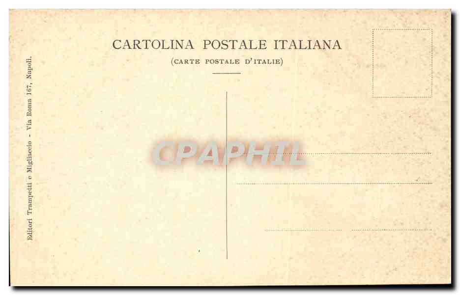 Italie - Italy - Napoli - Naples - Piazza Municipio - CPA  — Verso