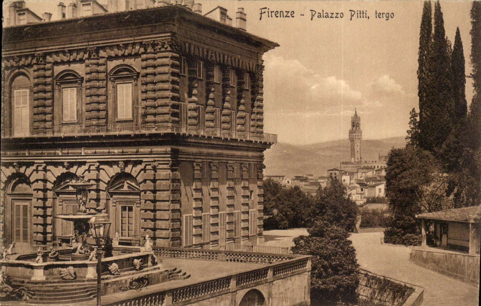 Italie - Italy - Firenze - Florence - Palazzo Pitti largo- CPA 