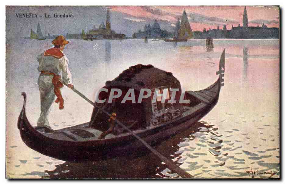 Italie - Italy -Venezia - Venice - La Gondola - CPA 