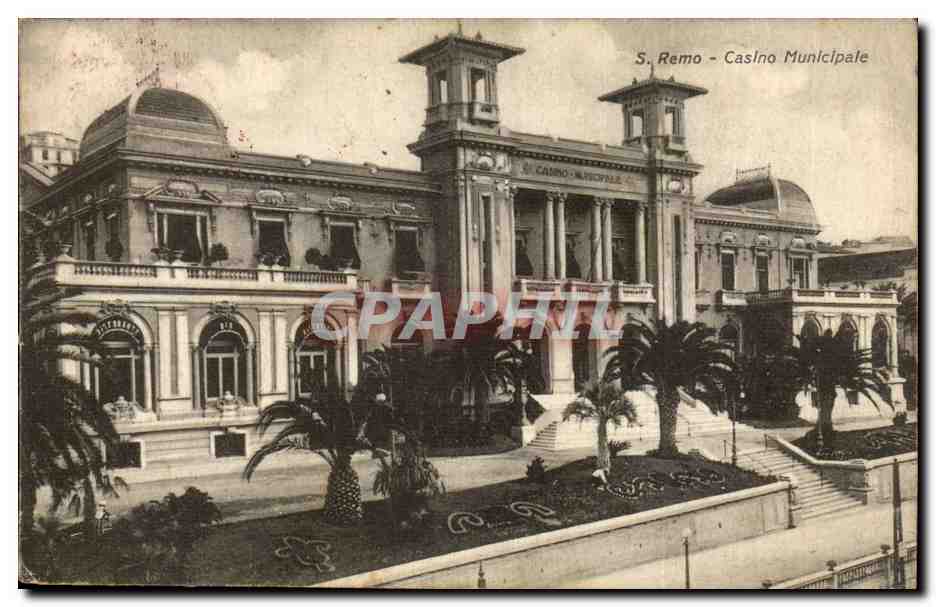 CPA Italie Italia San Remo Casino Municipale