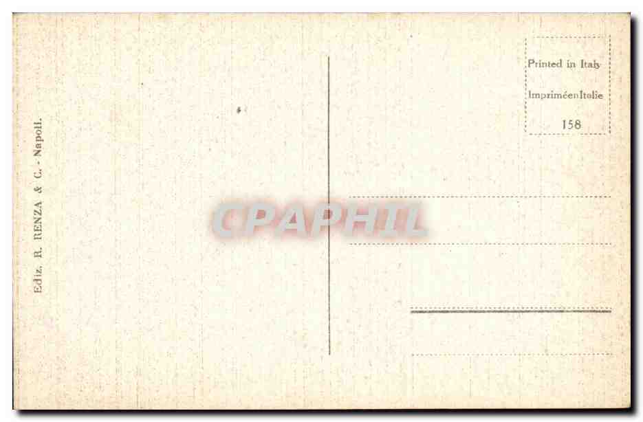 CPA Italie Italia Napoli Posillipo — Verso