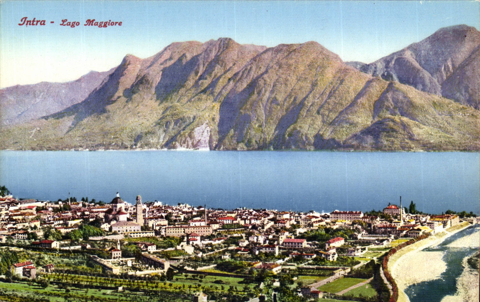 CPA Italie Italia Intra Lago maggiore