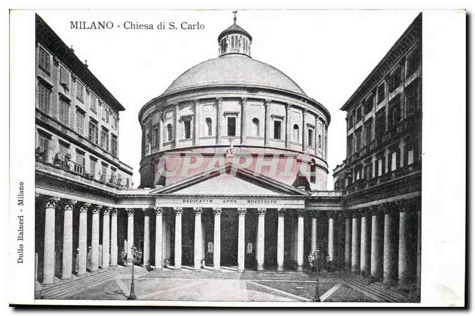 CPA Italie Italia Milano Chiesa di S Carlo