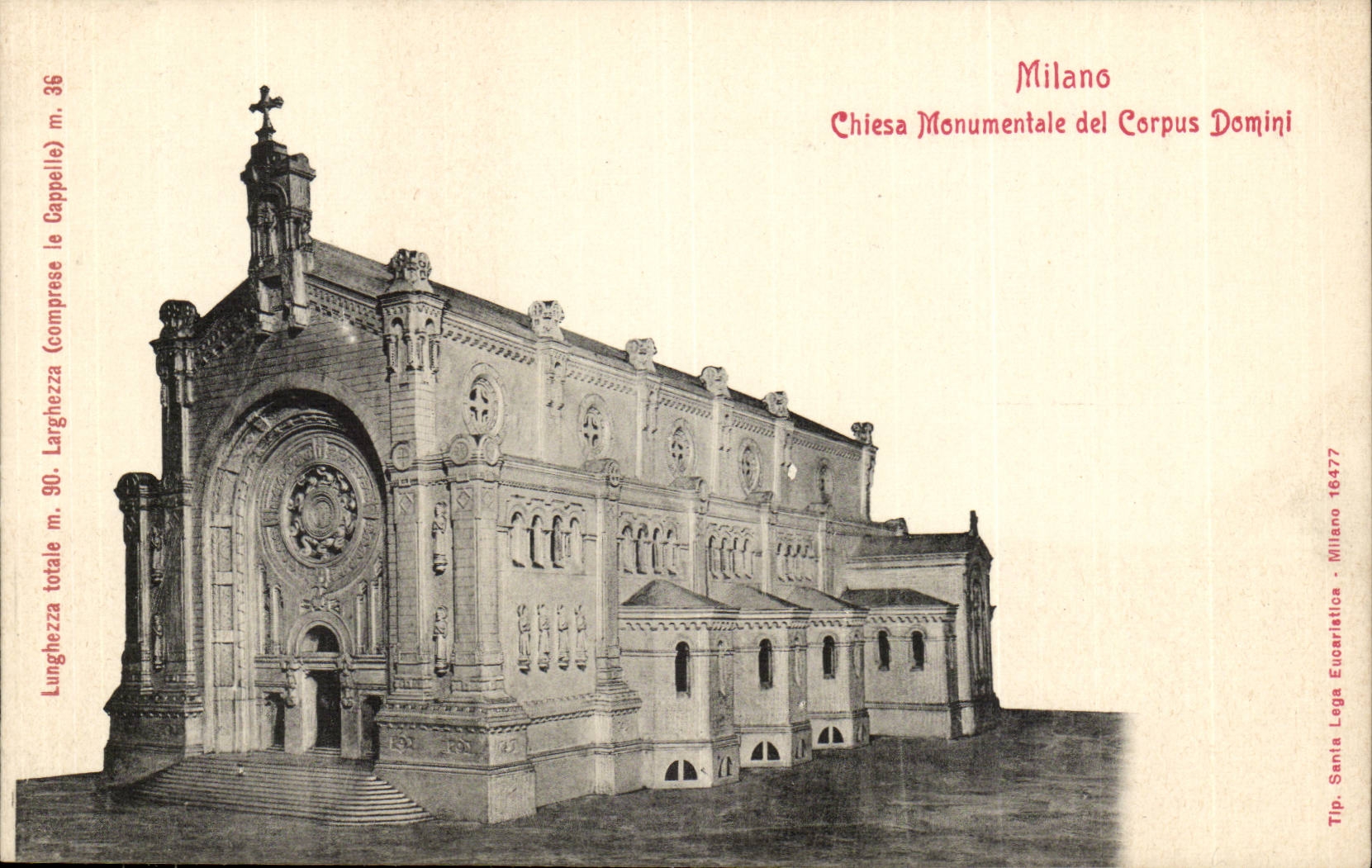 CPA Italie Italia Milano Chiesa monumentale del corpus Domini