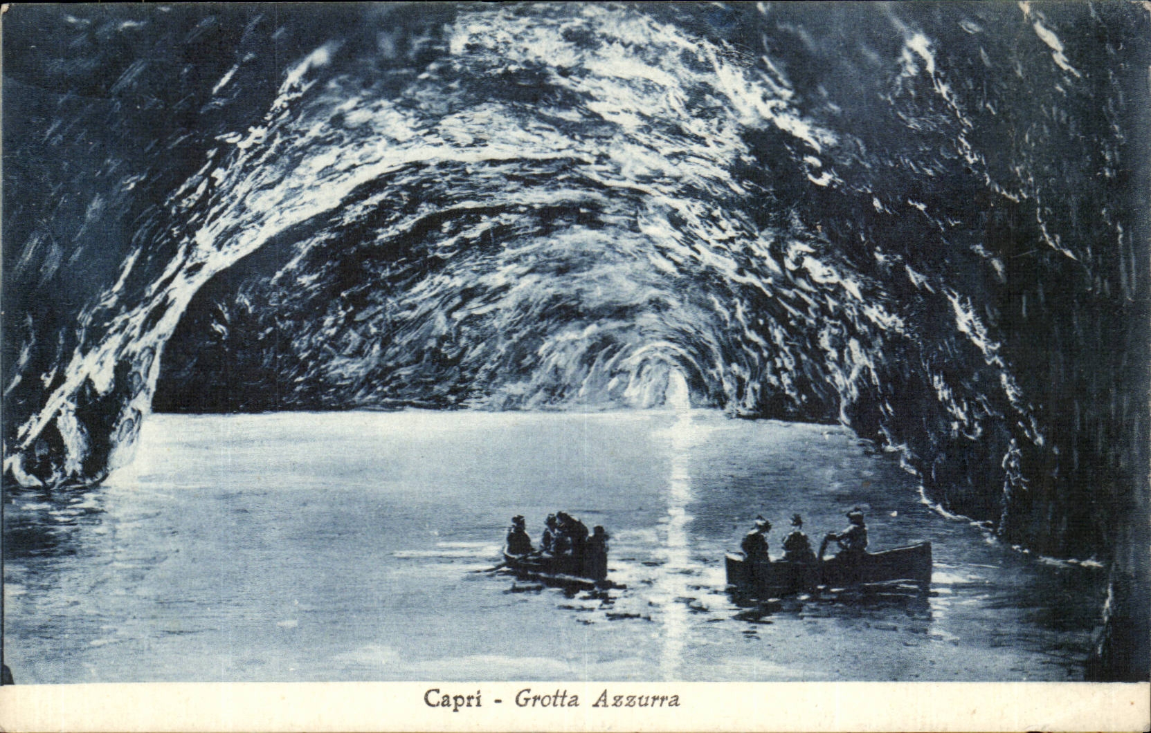 CPA Italie Italia Capri Grotta Azzura