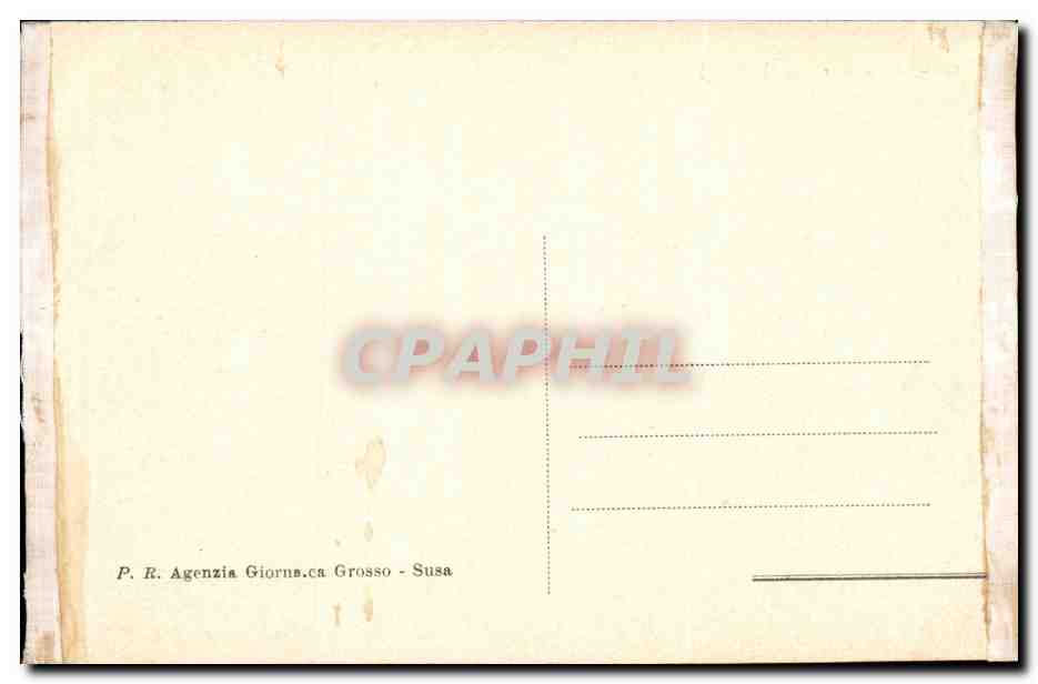 CPA Italie Italia Ponte sulla Dora Riparia — Rückseite