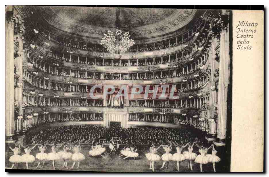CPA Italie Italia Milano Interro Teattro della Scala (Opera)