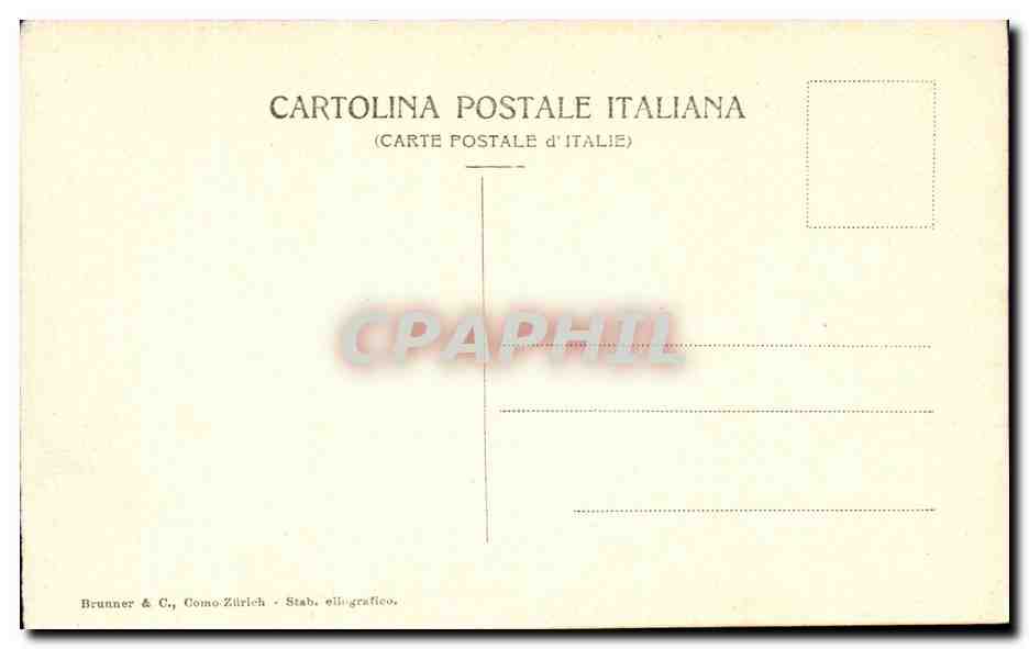 CPA Italie Italia Stresa Panorama dell isola Bella e dell Isola superiore — Rückseite