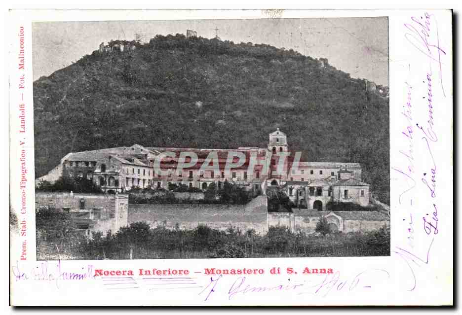 CPA Italie Italia Nocera Superiore Monastero di S Anna