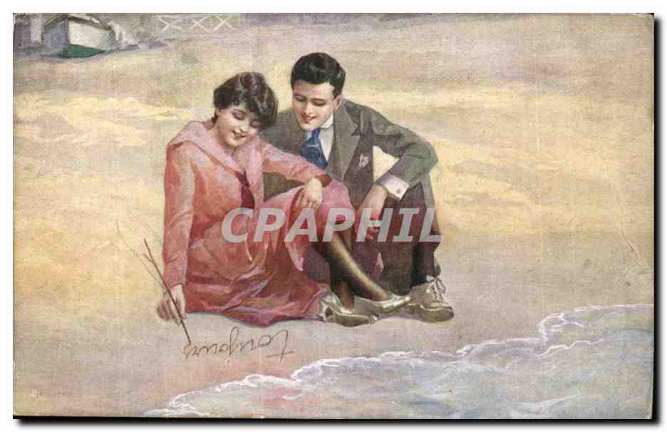CPA Italie Italia Fantaisie Couple