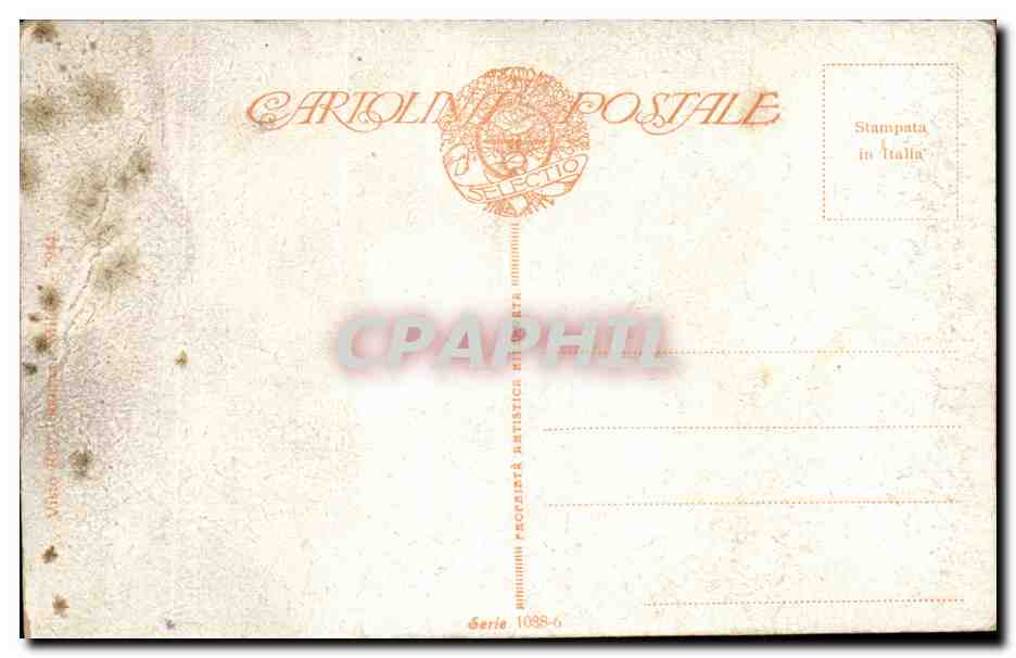 CPA Italie Italia Fantaisie Couple — Rückseite