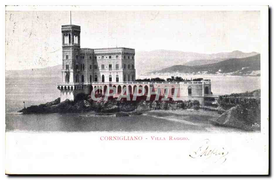 CPA Italie Italia Cornigliano Villa Raggio