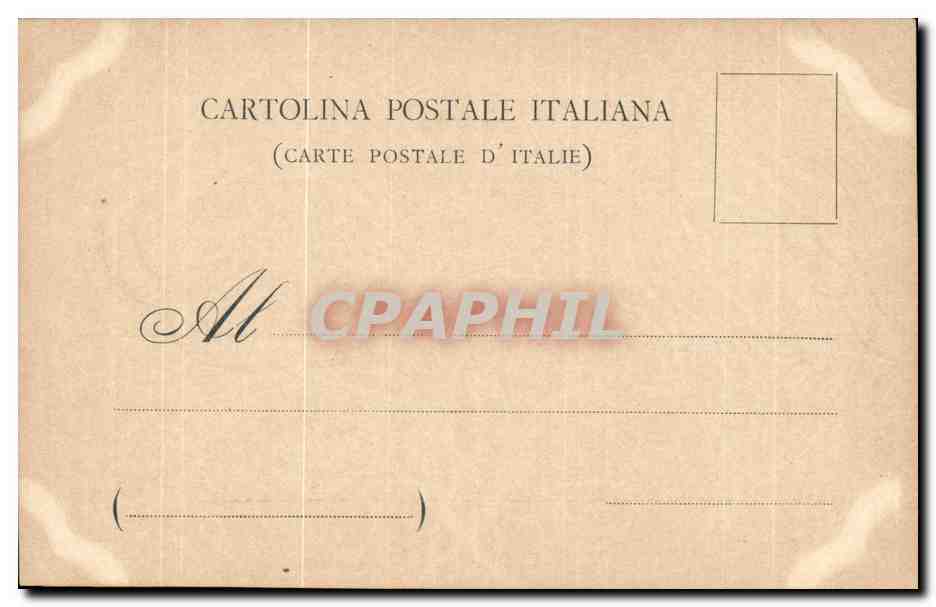 CPA Italie Italia Viterbo Valle di Faul — Rückseite