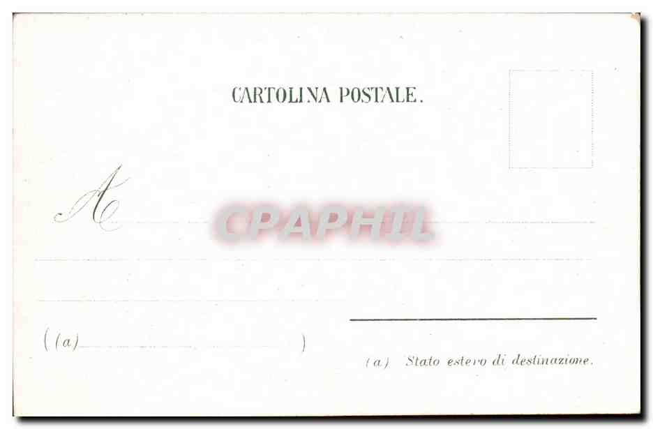 CPA Italie Italia Feltre Castello — Rückseite
