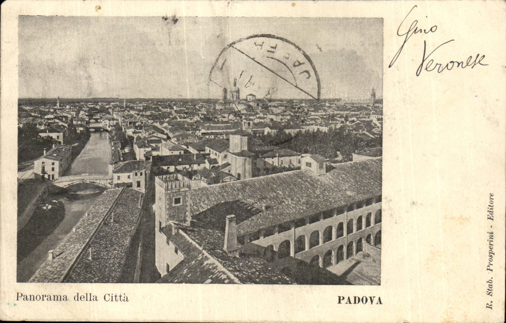 CPA Italie Italia padova Panorama della Citta