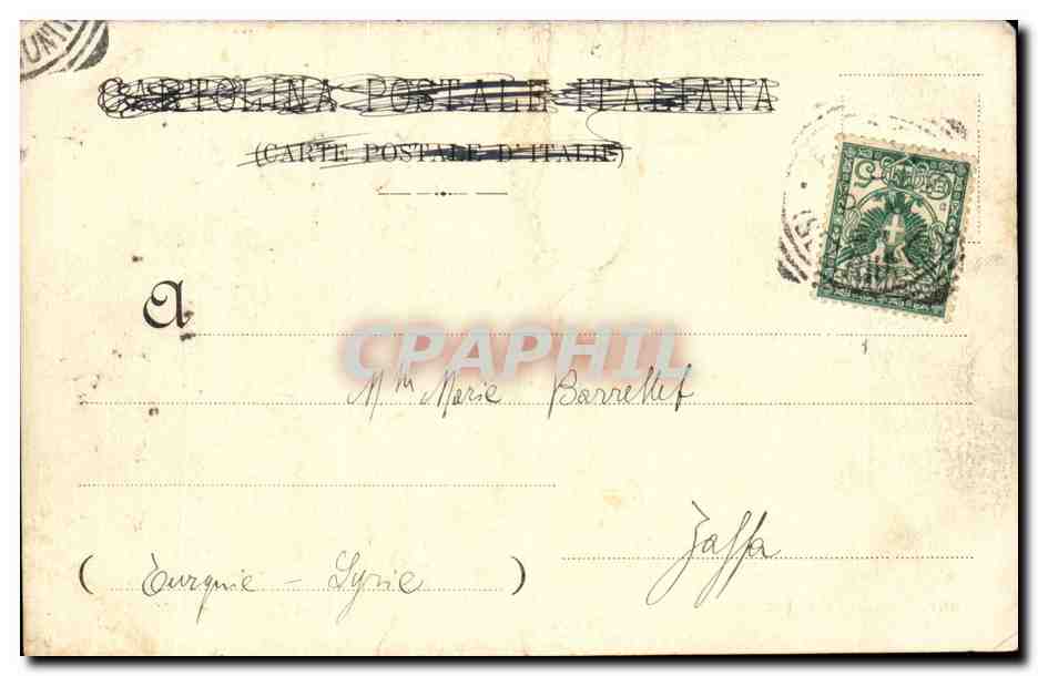 CPA Italie Italia padova Panorama della Citta — Rückseite