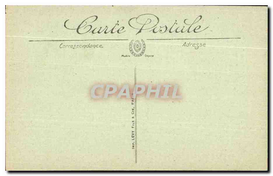 Lourdes CPA Funiculaire du pic du Jer Le croisement — Verso