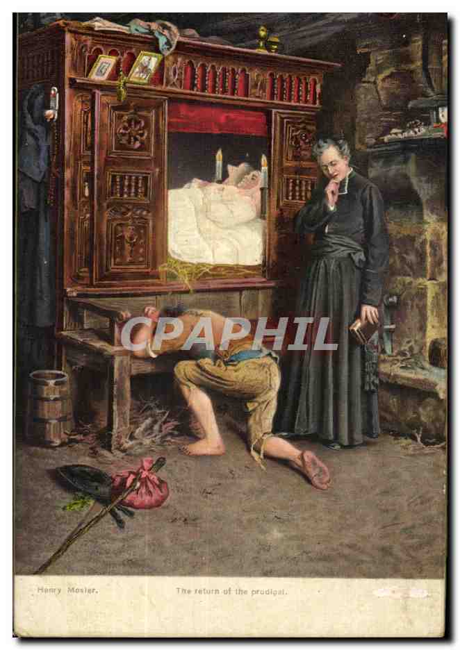 Le retour du prodigue — Henry Mosler — éditeur non visible