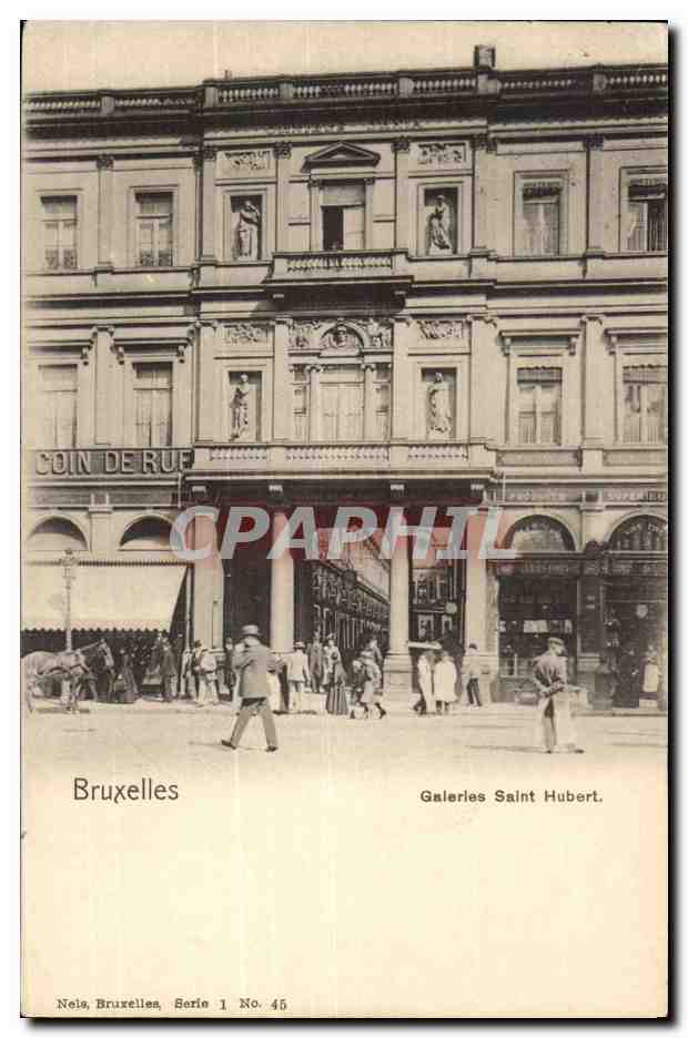 Belgie Belgique Bruxelles CPA Galeries Saint Hubert