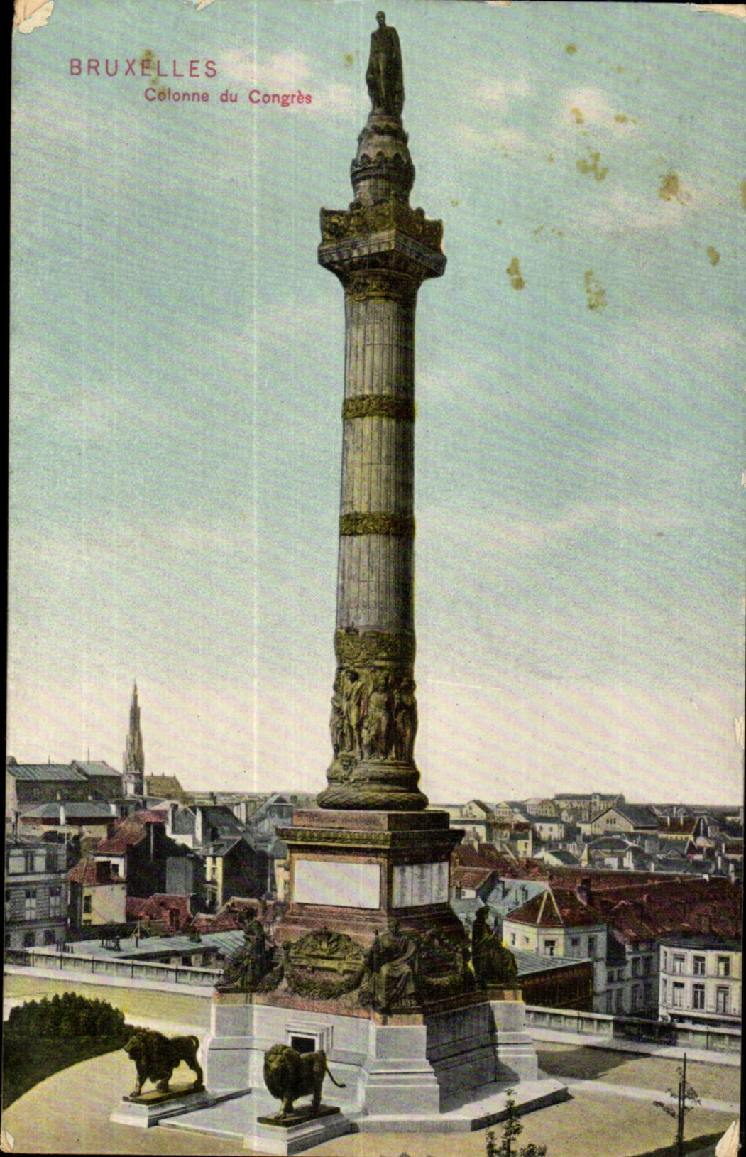 Belgie Belgique Bruxelles CPA Colonne du Congres