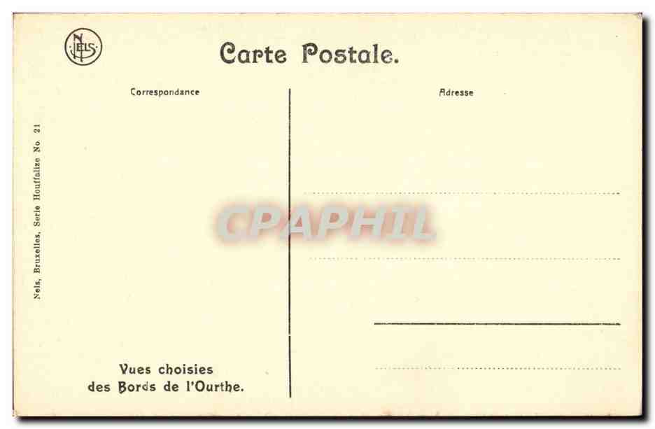 Belgie Belgique CPA Vues choisies des bords de l'Ourthe — Rückseite