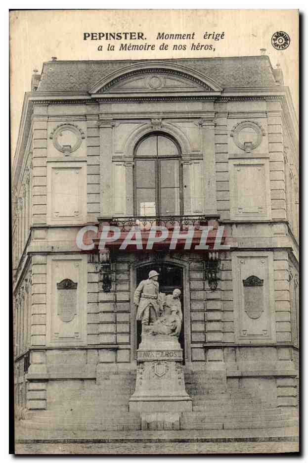 Belgie Belgique CPA Pepinster Monument erige a la memoire de nos heros