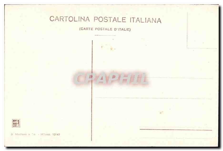 Italie Italia CPA Monza Il Duomo — Rückseite