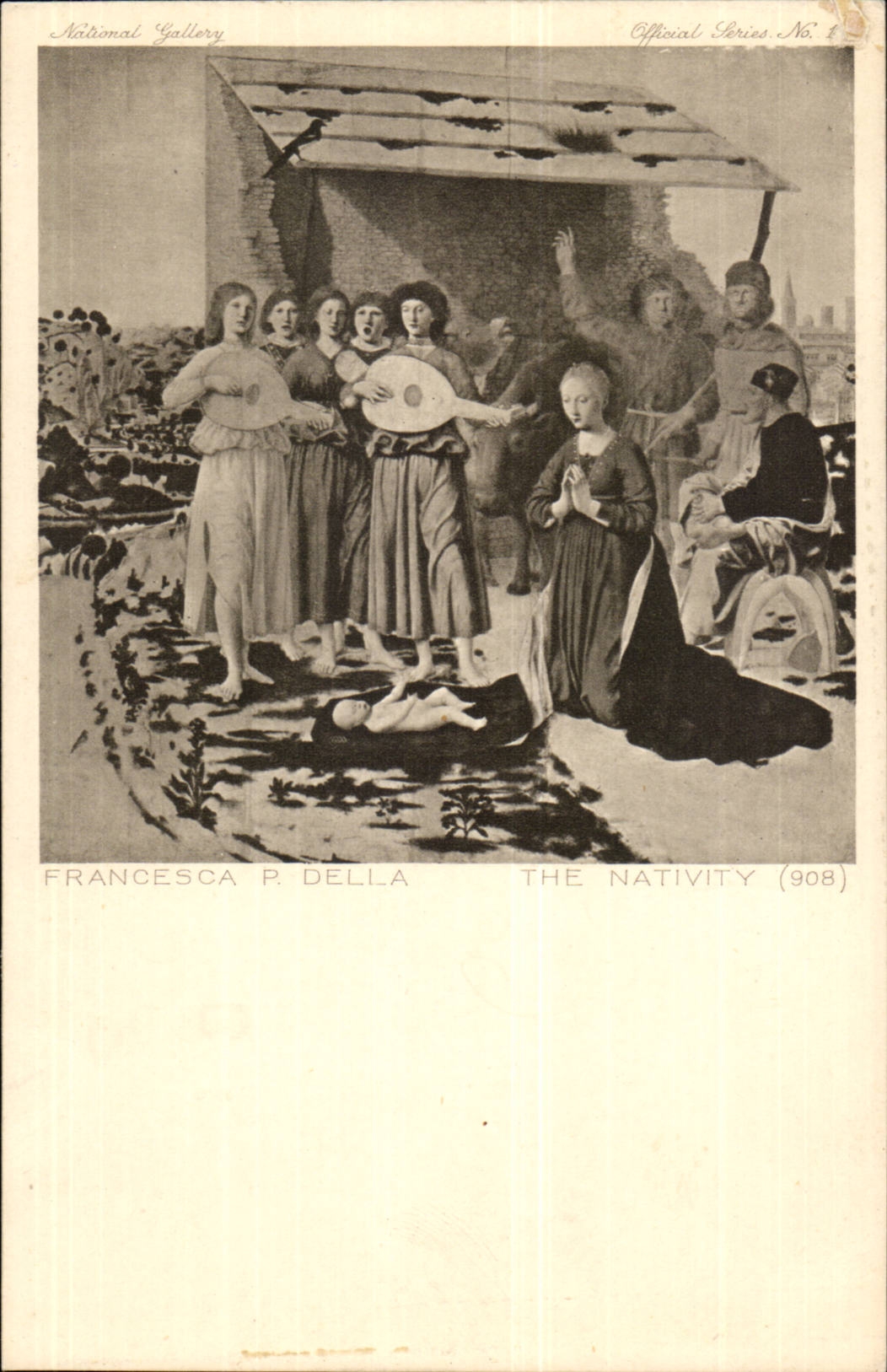 Italie Italia CPA Francesca Della The nativity 