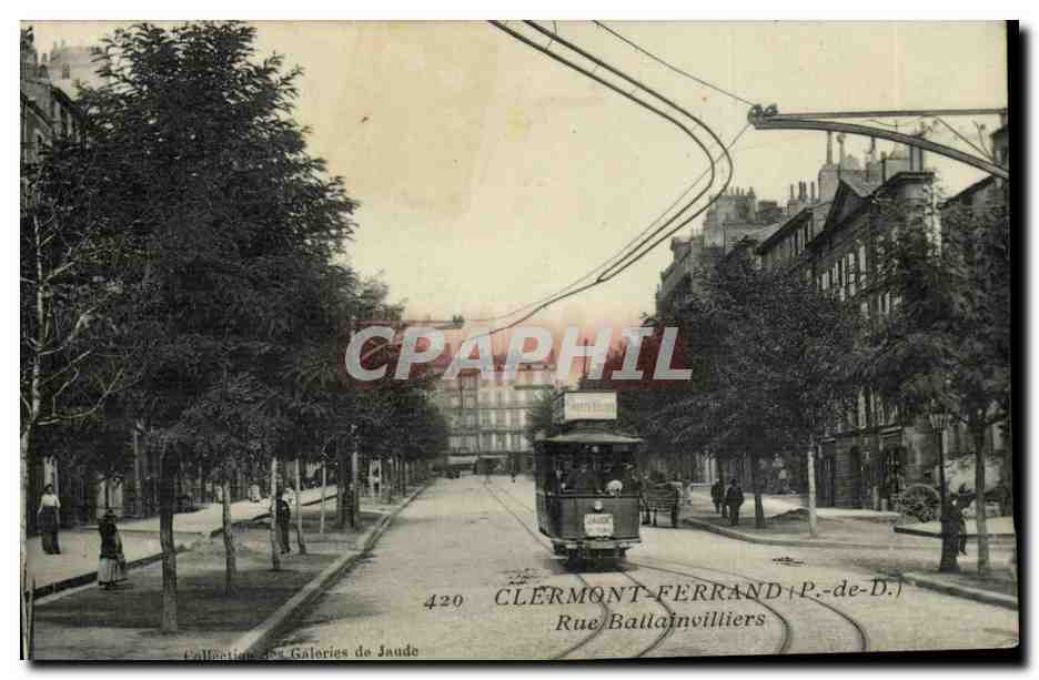 Clermont-Ferrand- Rue Ballainvilliers-CPA
